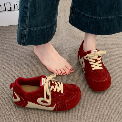 内增高厚底德训鞋女款2025新款秋季爆款老爹鞋休闲运动女鞋阿甘鞋