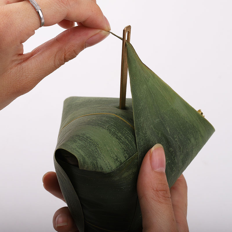 传统粽子针包粽针扁型大孔大眼针黄铜针不锈钢针端午节包粽子工具