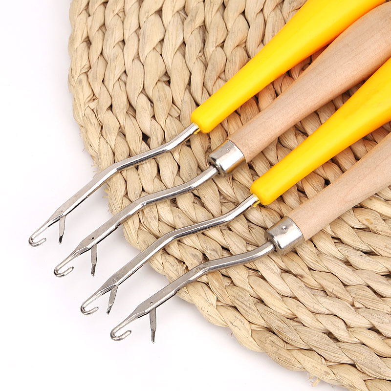 带舌头勾针钩针围巾毛线家用编织