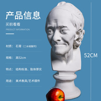 适用伏尔泰石膏像头像美术素描教具静物人物人像胸像雕塑摆件模型