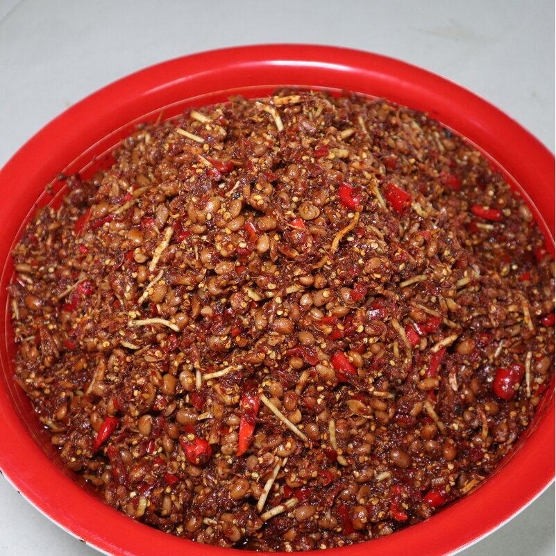 云南普洱澜沧竹塘田坝特产/手工水豆豉精选