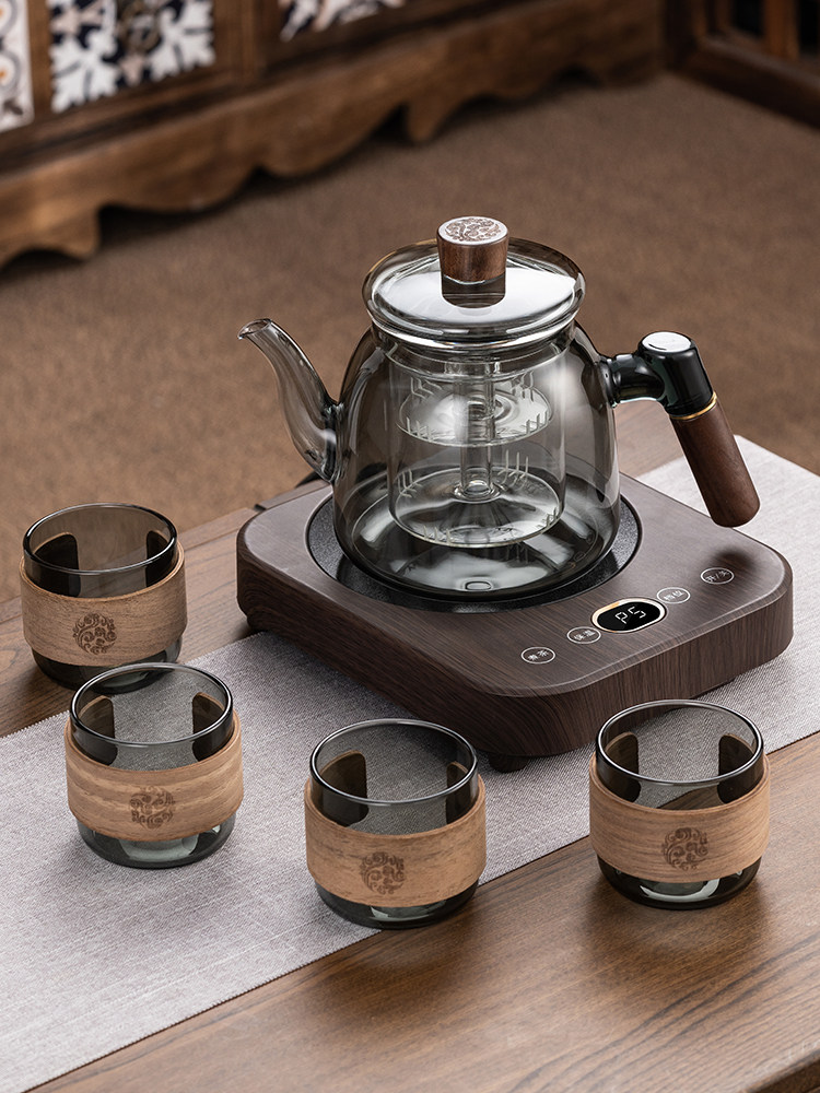 兴凡2024新型高硼硅酸盐玻璃茶壶喷雾茶具茶壶电陶瓷炉沸水保健壶