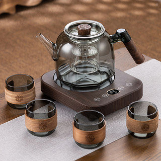 兴梵高硼硅玻璃新款煮茶器养生壶茶具家用小型电陶炉煮茶炉泡茶器