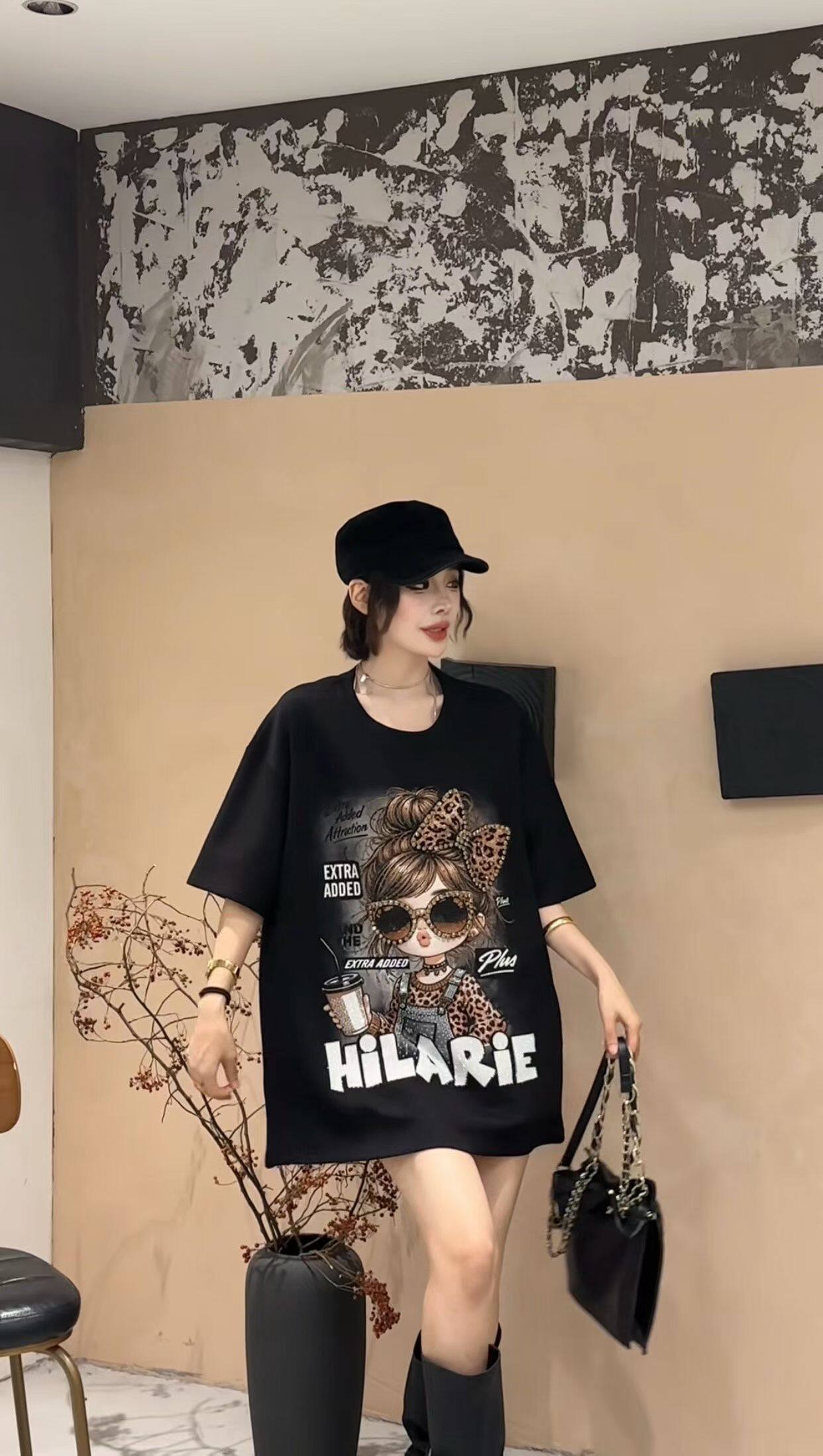 2026新款韩版百搭休闲时尚显瘦高品质加厚短袖T恤私服26285