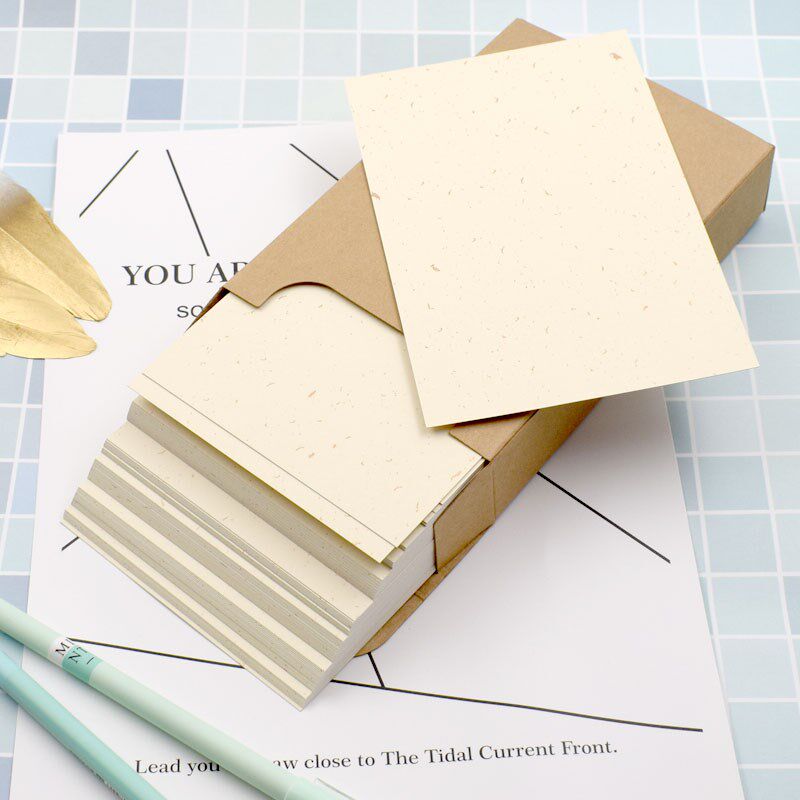 15x10cm 明信片尺寸 盒装卡片卡 荷兰白卡 飘金 飘银 手绘棉 星河 珠