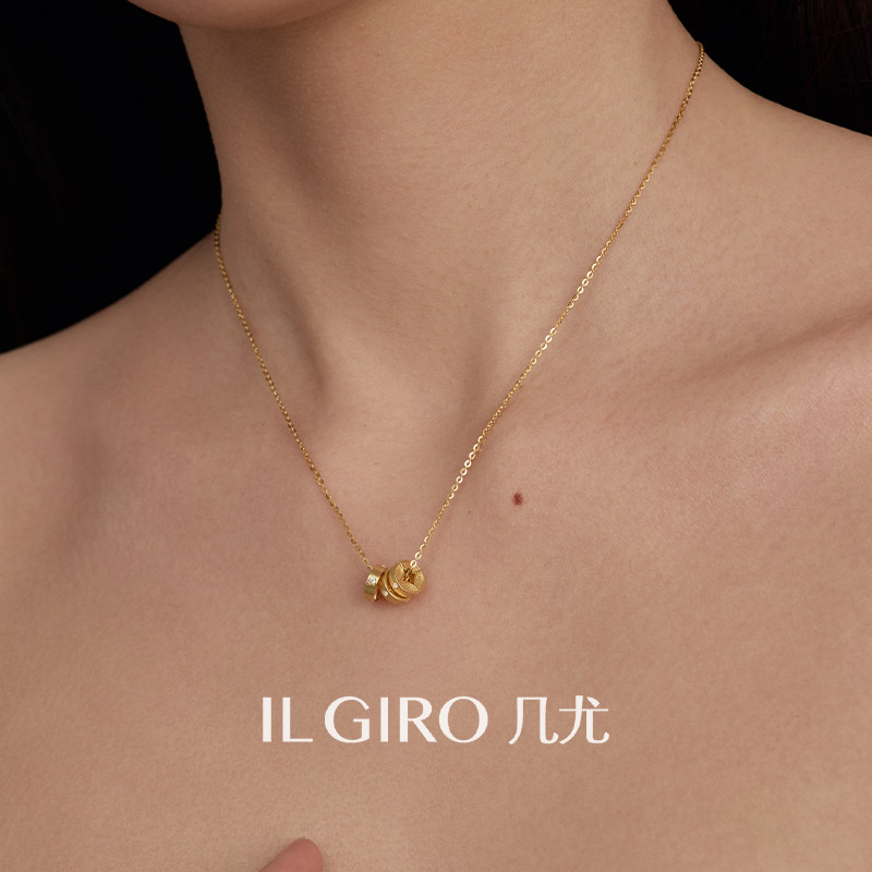 几尤925纯银锁骨链女大气