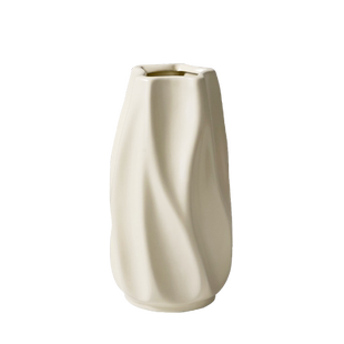 法式简约现代奶油风陶瓷花瓶复古水培插花高级感客厅餐桌装饰花器