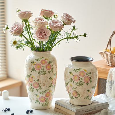 原创设计田园风复古陶瓷花瓶