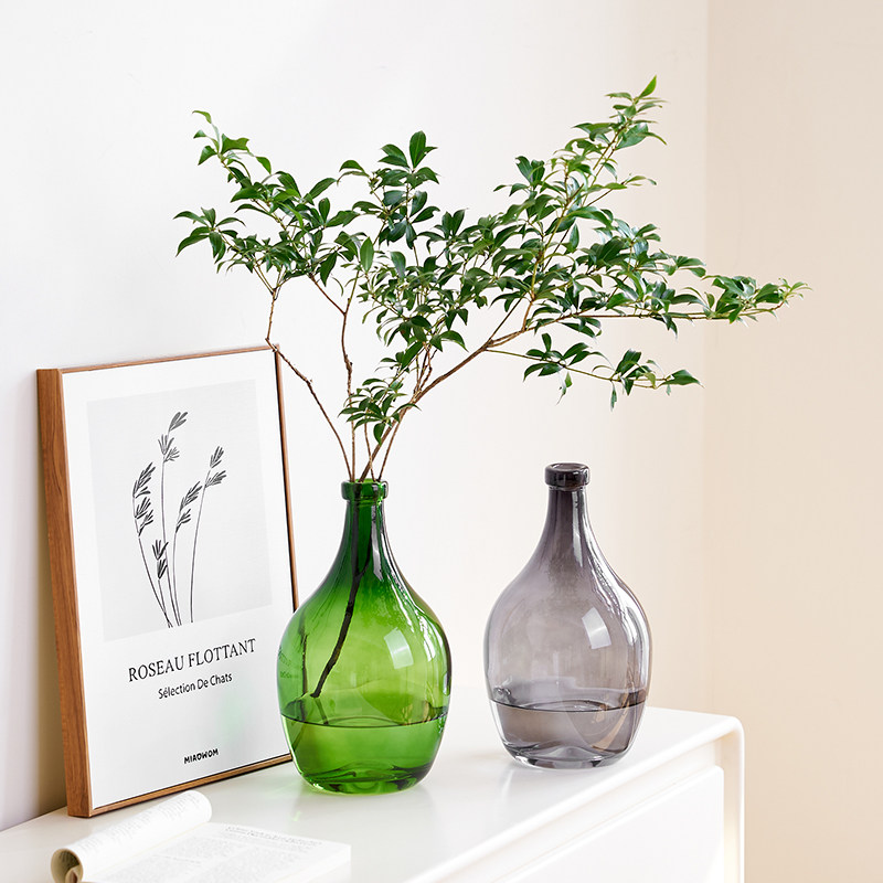 简约现代玻璃花瓶水养吊钟马醉木客厅桌面水培插花鲜花装饰品摆件,鲜花速递/花卉仿真/绿植园艺,花瓶,淘宝优惠券,粉丝福利购,淘宝优惠卷