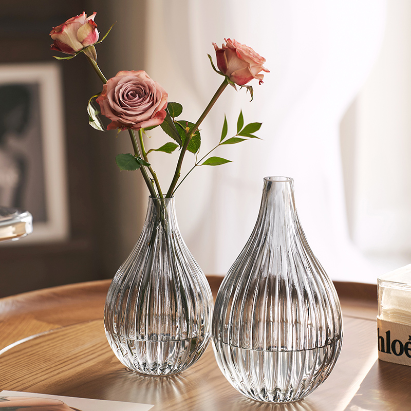 兰泽大肚花瓶透明玻璃破损包赔