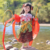 宝宝哪吒全套cos套装 桐花坞汉服男女童夏新款 儿童国风演出服古装