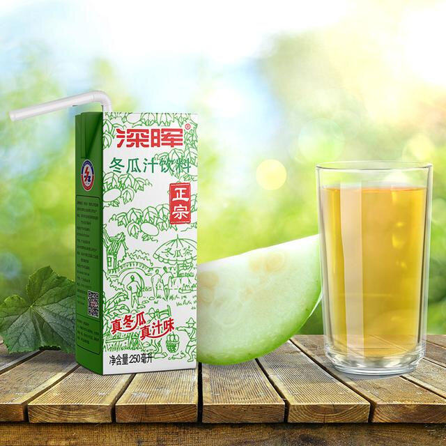 深晖冬瓜茶新鲜冬瓜汁24盒夏季冷饮饮料解渴冬瓜整箱饮品