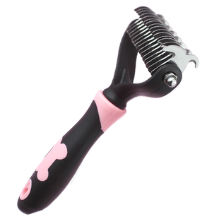 哈特丽狗狗梳子刮毛刷去浮毛宠物用品开结刀猫咪用品大型犬脱毛梳