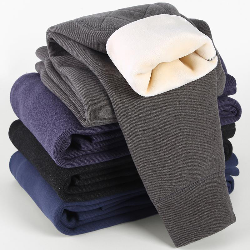 男童保暖裤加绒加厚儿童秋裤中大童高腰棉裤宝宝内穿打底绒裤秋冬