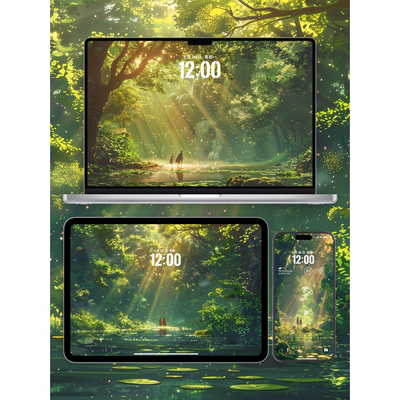 奇幻森林手机壁纸iphone苹果安卓手机电脑ipad平板壁纸