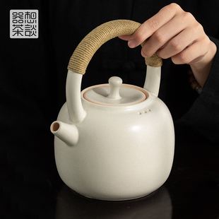 器想茶谈煮茶壶煮茶器陶壶电陶炉急须壶提梁侧把壶家用泡茶烧水壶