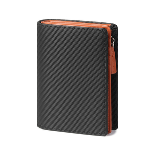 2025新款 日式真皮短款钱包小拉链男士竖款商务钱夹 多卡位零钱包