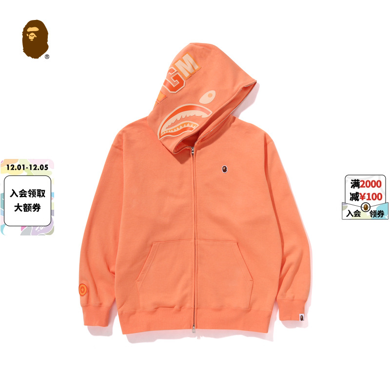 拉链连帽衫卫衣外套BAPE