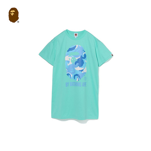 BAPE童装春夏大理石短袖连衣裙