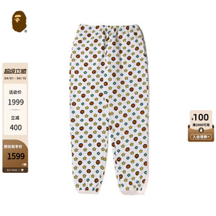 BAPE女装 MILO星星图案卫裤 运动长裤 252001H 秋冬满印卡通BABY