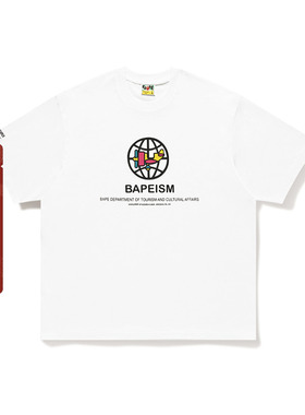 BAPE By KidSuper联名男装25年春夏图案印花短袖T恤920101O