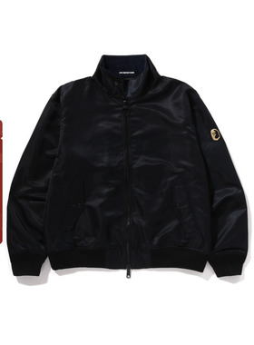 MR.BATHING APE男装24年秋冬猿人拉链哈林顿夹克外套140316N