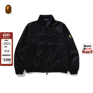 MR.BATHING APE男装24年秋冬猿人拉链哈林顿夹克外套140316N