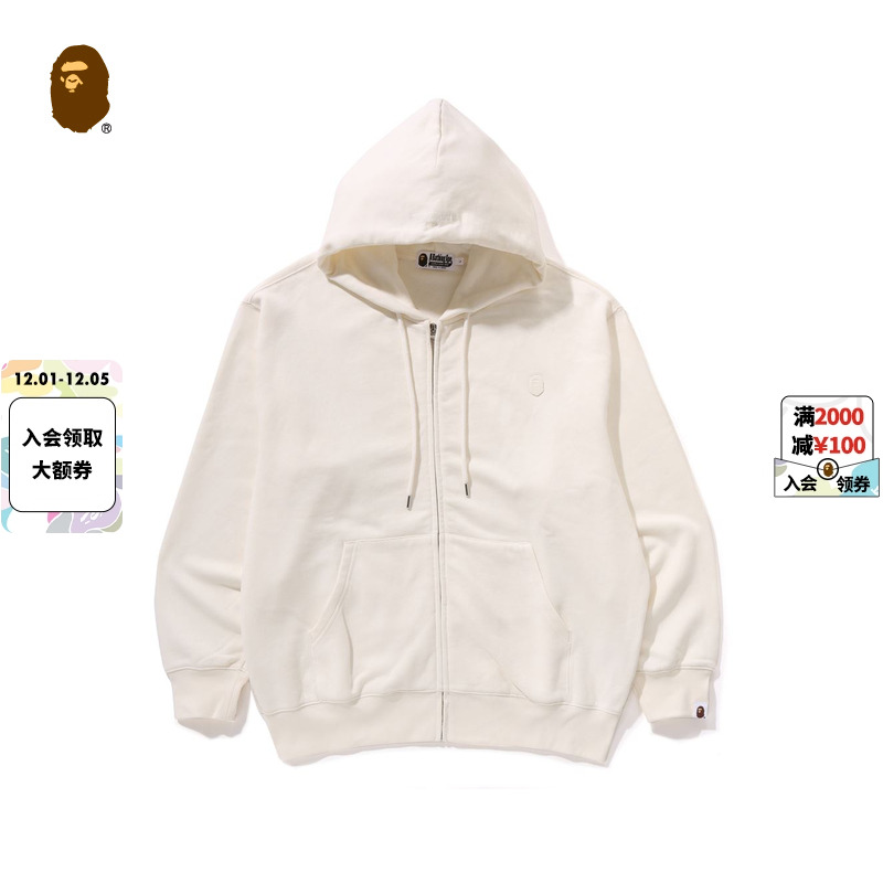 猿人标连帽卫衣外套BAPE