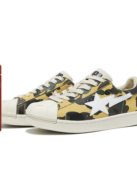 BAPE SKULL STA男女鞋春夏猿人迷彩图案星标休闲鞋191008K