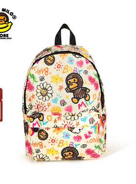 BABY MILO STORE配饰卡通小猴图案双肩包背包4274XXP