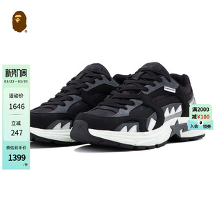 25年春夏星标鲨鱼齿纹休闲鞋 STA男女鞋 191319O SHARK BAPE