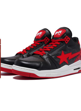 BAPE CLUTCH STA男鞋秋冬周年款暗纹迷彩撞色星标休闲鞋191004L