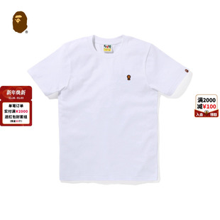 T恤010102P MILO刺绣标短袖 BAPE女装 25年秋冬卡通小猴BABY
