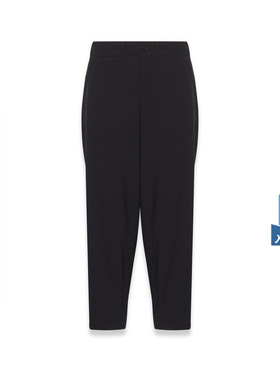 BAPE BLACK男装25年春夏猿人徽标刺绣拉链纯色西装裤T6306MI