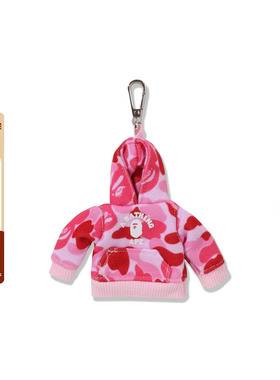 BAPE配饰迷彩图案连帽卫衣钥匙圈挂件004822P