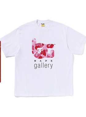 BAPE GALLERY男装春夏迷彩印花限定款短袖T恤310101O
