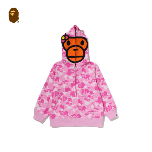 BAPEBABYLISA卡通小猴卫衣外套