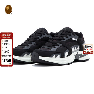 25年春夏星标鲨鱼齿纹休闲鞋 STA男女鞋 191319O SHARK BAPE