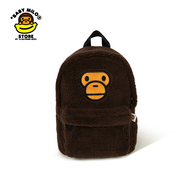 BABYMILOSTORE刺绣毛绒双肩包