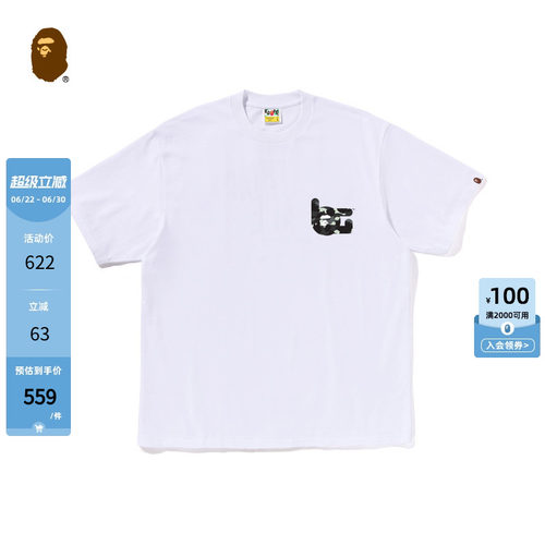 BAPEGALLERY印花限定款短袖T恤