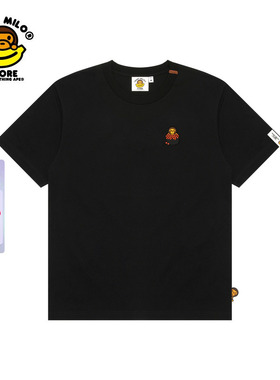 BABY MILO STORE女装26年春夏卡通小猴寿司图案短袖T恤0458XXQ