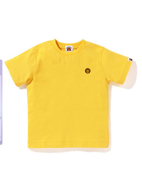 BAPE童装秋冬卡通小猴BABY MILO表情印花短袖T恤212103P