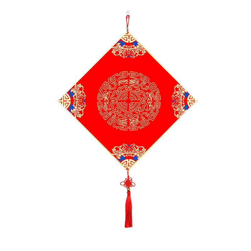 2025新款万年红福字斗方硬卡