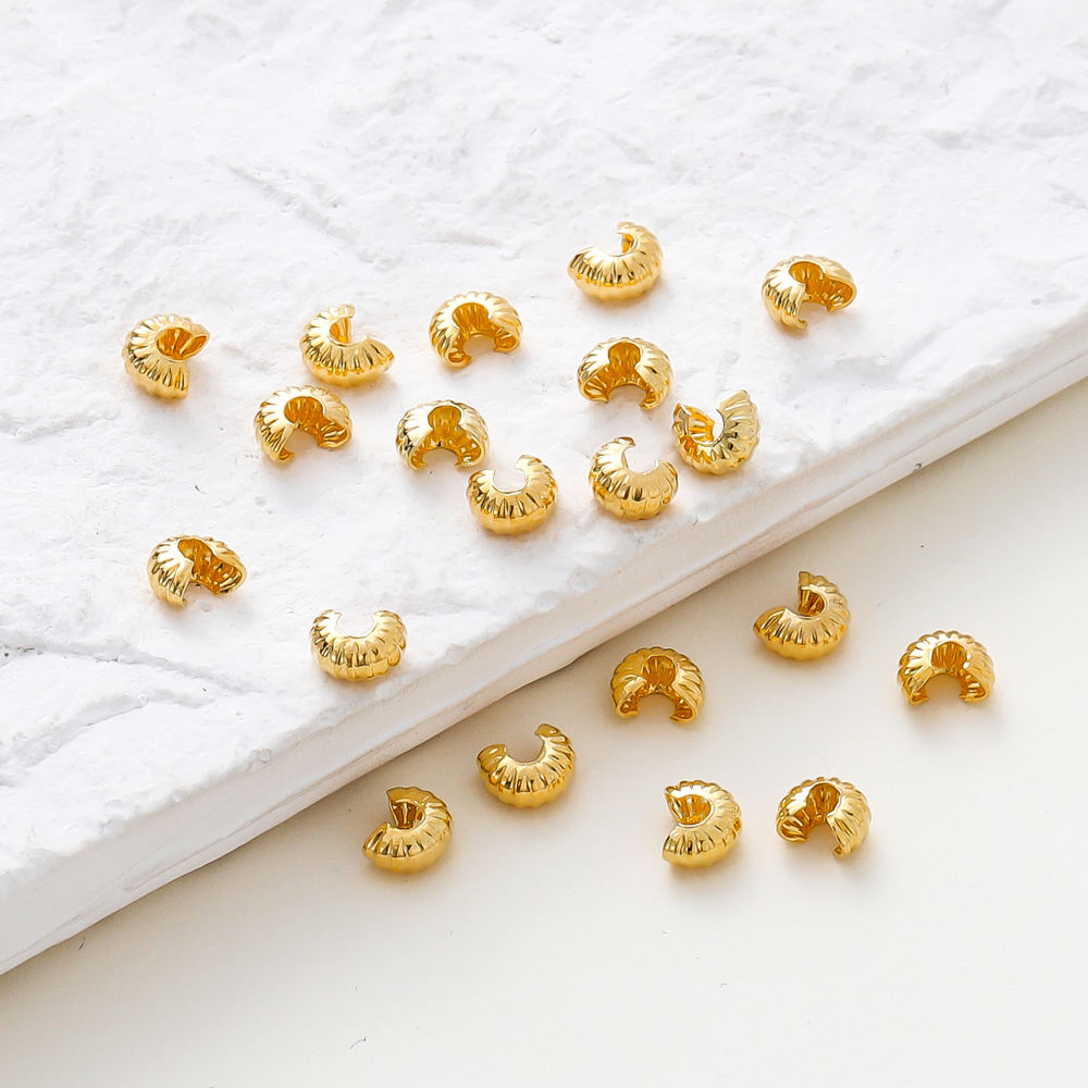 保色南瓜花纹光面月牙包扣收尾扣