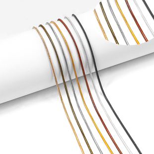 水波链条2米 diy手工饰品配件 吊坠链锁骨链 1.6mm蛇链条 包 1.2