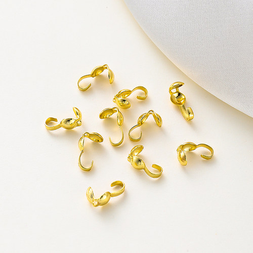 保色真金带钩包扣收尾配件