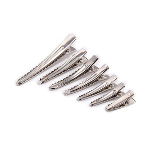 扁嘴夹尖嘴夹鸭嘴夹韩版发夹配件手工diy发饰配件金属盘弹力发夹