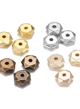 diy手工饰品配件 CCB六面体间隔珠 手串手链间隔珠材料 200个/包
