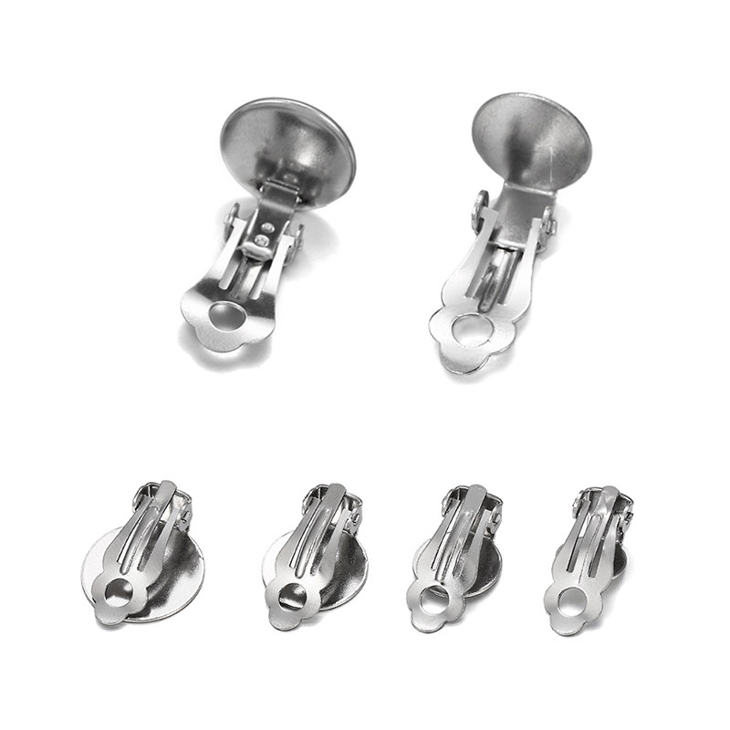 DIY手工饰品配件 不锈钢青蛙夹青蛙底托 8-14mm光面无耳洞耳夹,饰品/流行首饰/时尚饰品新,扣,淘宝优惠券,粉丝福利购,淘宝优惠卷