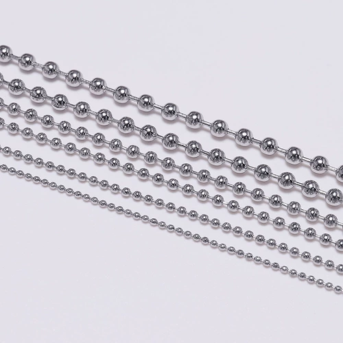 Украшение-шарик из нержавеющей стали, аксессуар, аксессуары, ткань, цепь, цепочка для ключей, нержавеющая сталь AISI 304, 5м